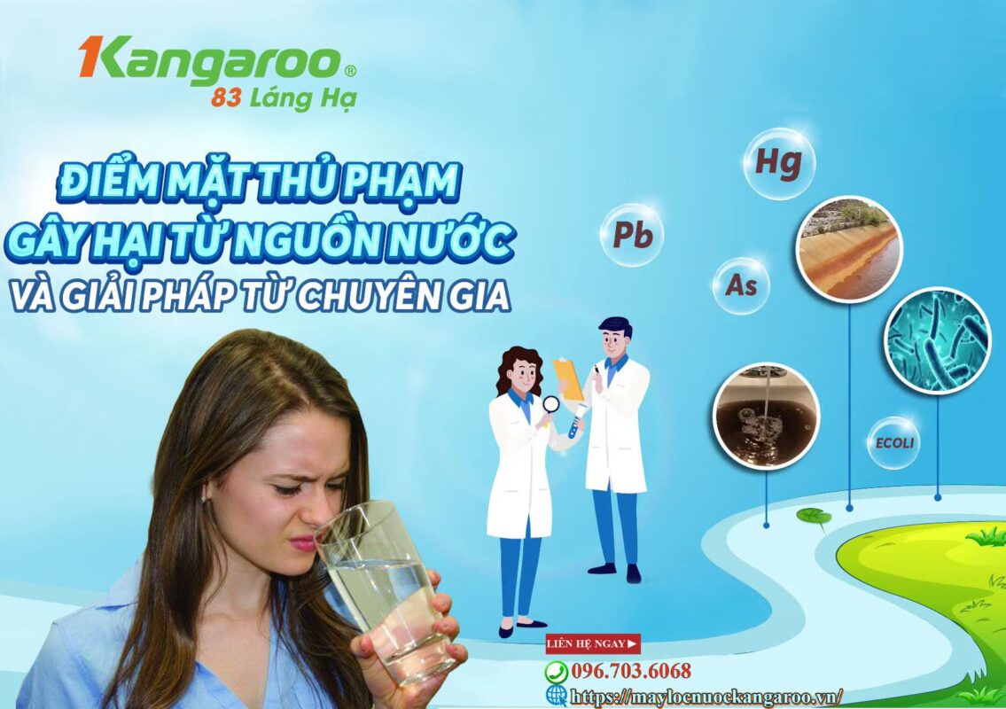 Điểm mặt thủ phạm gây hại từ nguồn nước sinh hoạt và giải pháp từ chuyên gia