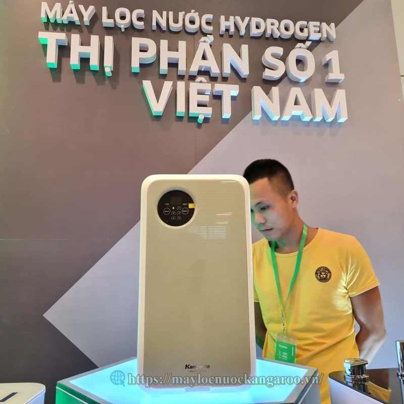 Máy lọc nước Kangaroo Hydrogen Kg400HU tại sự kiện ra mắt sản phẩm mới