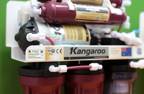 Máy lọc nước Kangaroo mới loại bỏ được asen trong nước