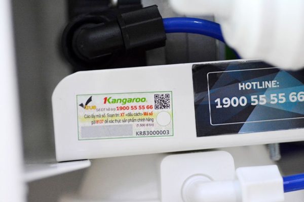 Tem xác thực được in rõ ràng. Cào và thực hiện theo đúng cú pháp trên tem để xác thực sản phẩm chính hãng Kangaroo
