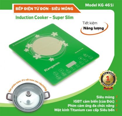 Bếp điện từ đơn siêu mỏng Kangaroo KG461i